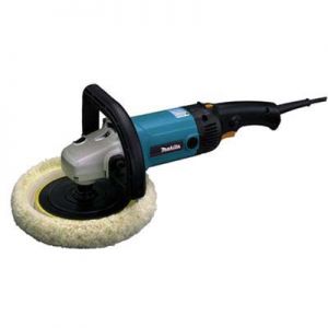 Makita 9227c<br>shown with optional buffing bonnet