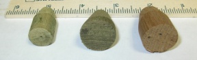 Wood plugs for borate rods