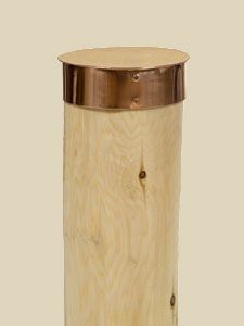 Tiara copper post cap