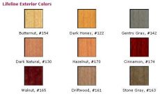 Lifeline Exterior Colors<br>Click on picture to enlarge