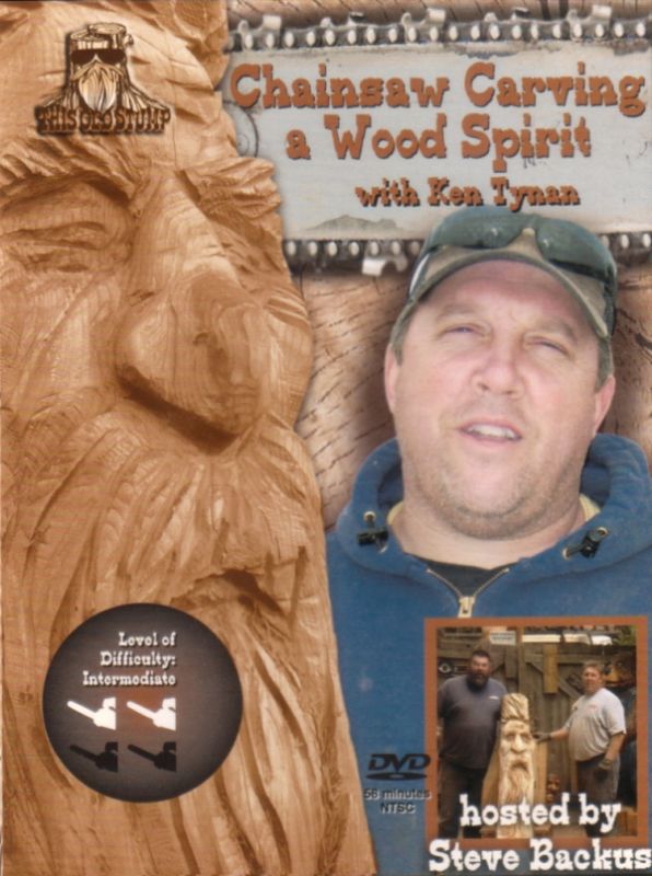Chainsaw Carving a Wood Spirit in Chainsaw Carving - DVDs at Log Home 