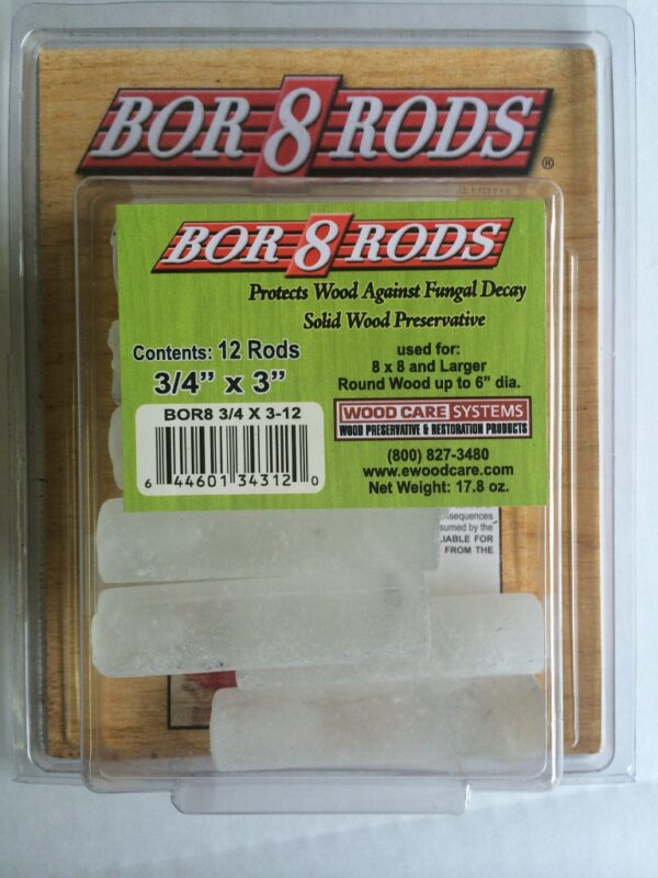 3/4" x 3" Bor 8 Rods