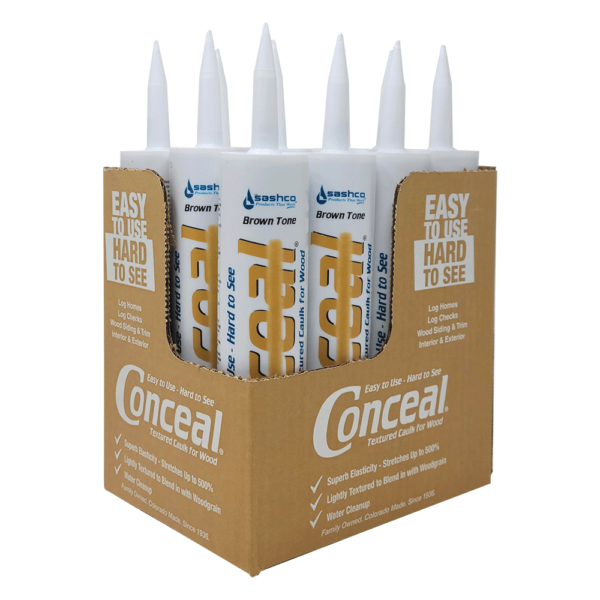 Sashco Conceal textured caulk