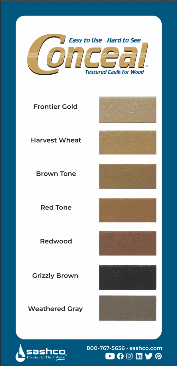 Sashco Conceal textured caulk - Image 2