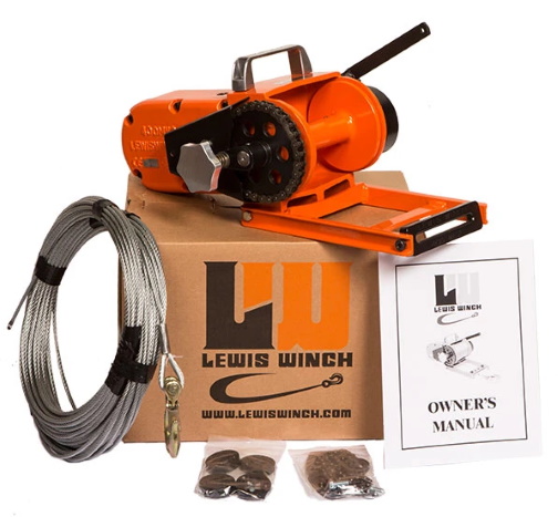 Lewis Chainsaw Winch 400-MK2 - Chainsaw Winches, Portable Winches