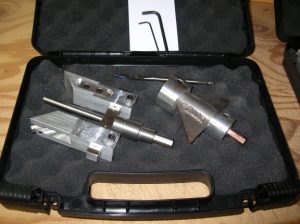 Standard Kit with countersink, drill bit, allen wrenches and case.